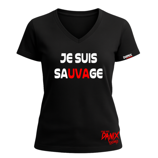 Tshirt JE SUIS SAUVAGE (SAGE) [DANIX CENSORED]
